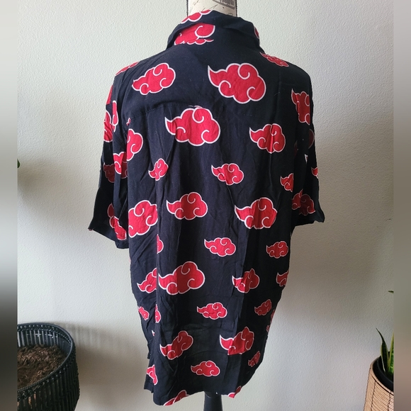 Naruto Shippuden Akatsuki Button-Up Shirt - Picture 5 of 8